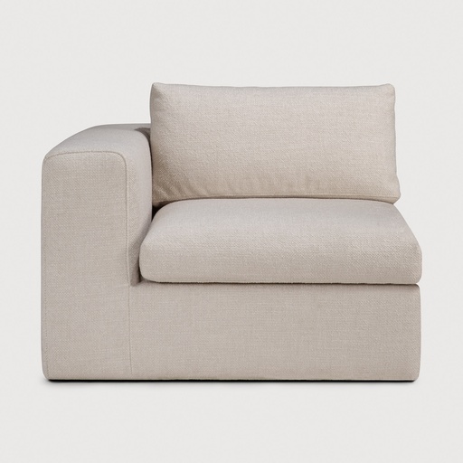 [20025] Canapé modulaire Mellow - Accoudoir bras gauche et droit - Ivory
