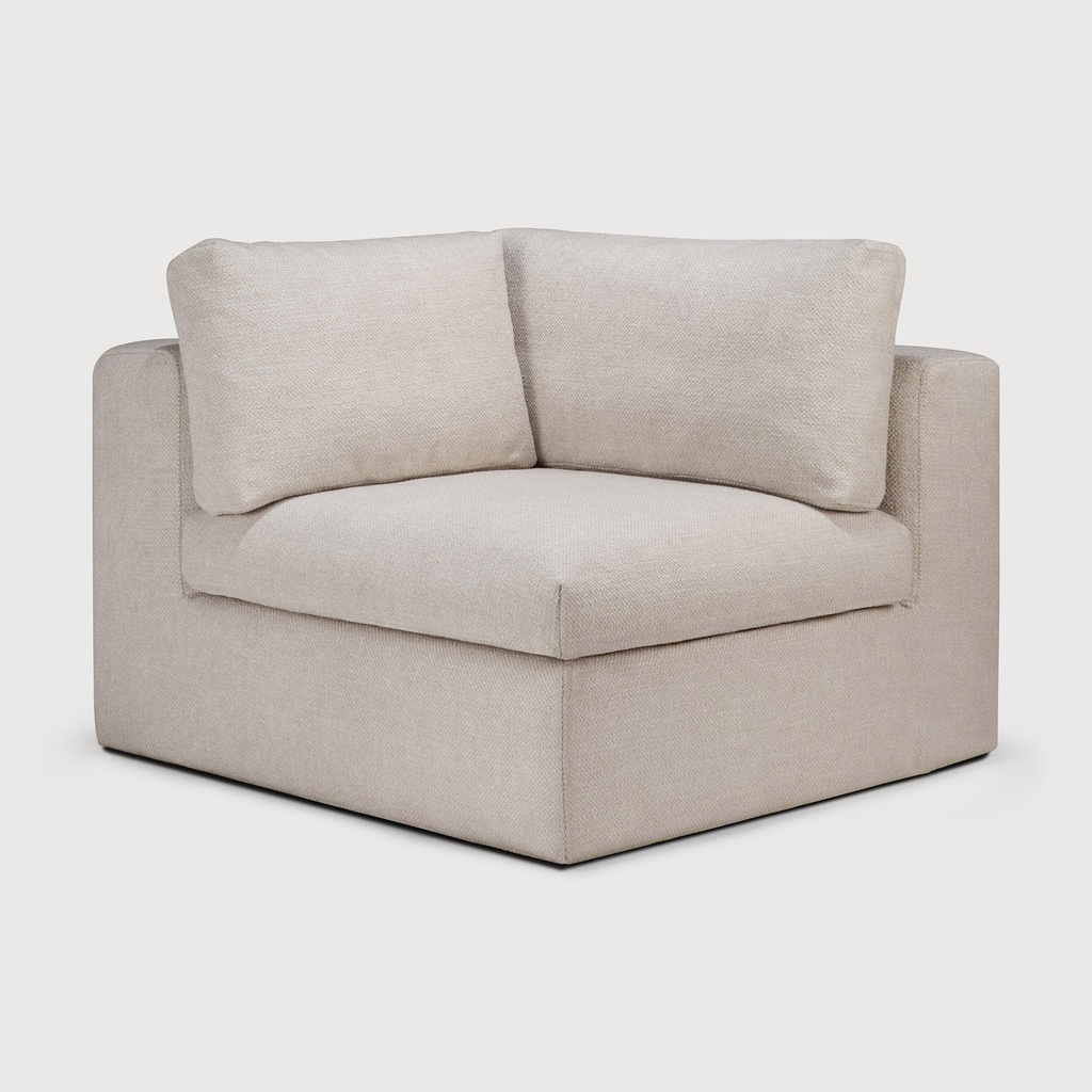 Canapé modulaire Mellow - Module d'angle - Ivory