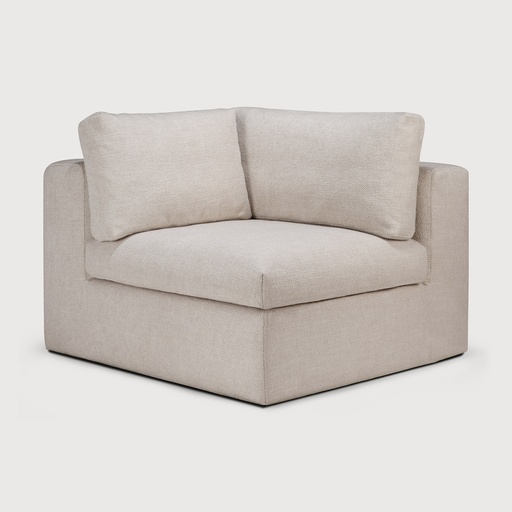 [20027] Canapé modulaire Mellow - Module d'angle - Ivory