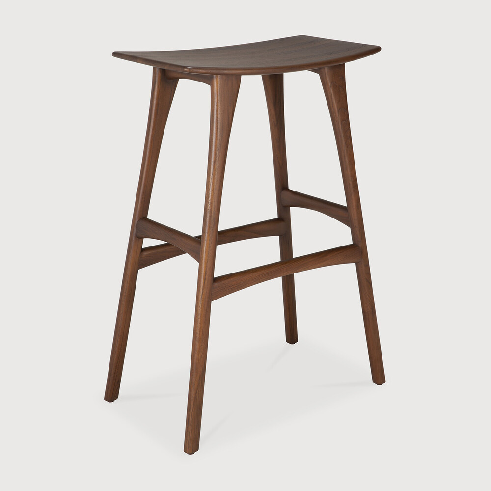 [10179] Teak Osso bar stool