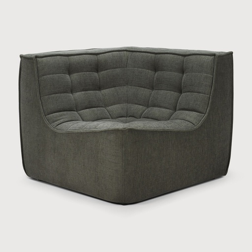 [20257] N701 sofa - corner (Moss Eco fabric)