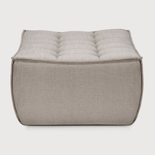 [20269] N701 sofa - footstool  (Ecru Eco fabric)
