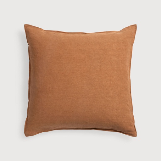[21306] Coussin Lin - carré (Cinnamon)