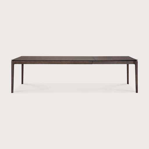 [51540] Oak Brown Bok extendable dining table