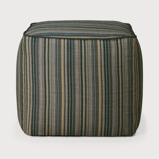 [20182] Zahara outdoor poef (Blue Stripe)