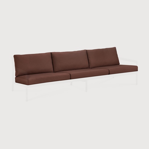 [21284] Jack outdoor cushion set - 3 seater (Burgundy)