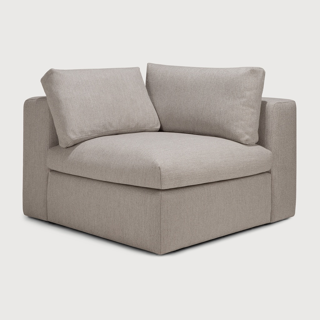 Canapé modulaire Mellow - Module d'angle - Clay