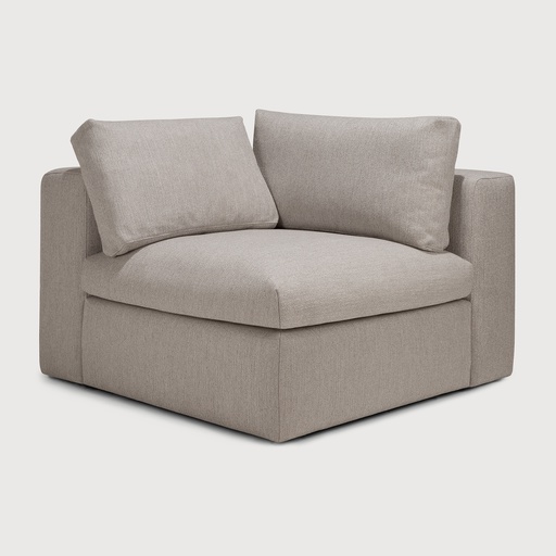 [20277] Canapé modulaire Mellow - Module d'angle - Clay