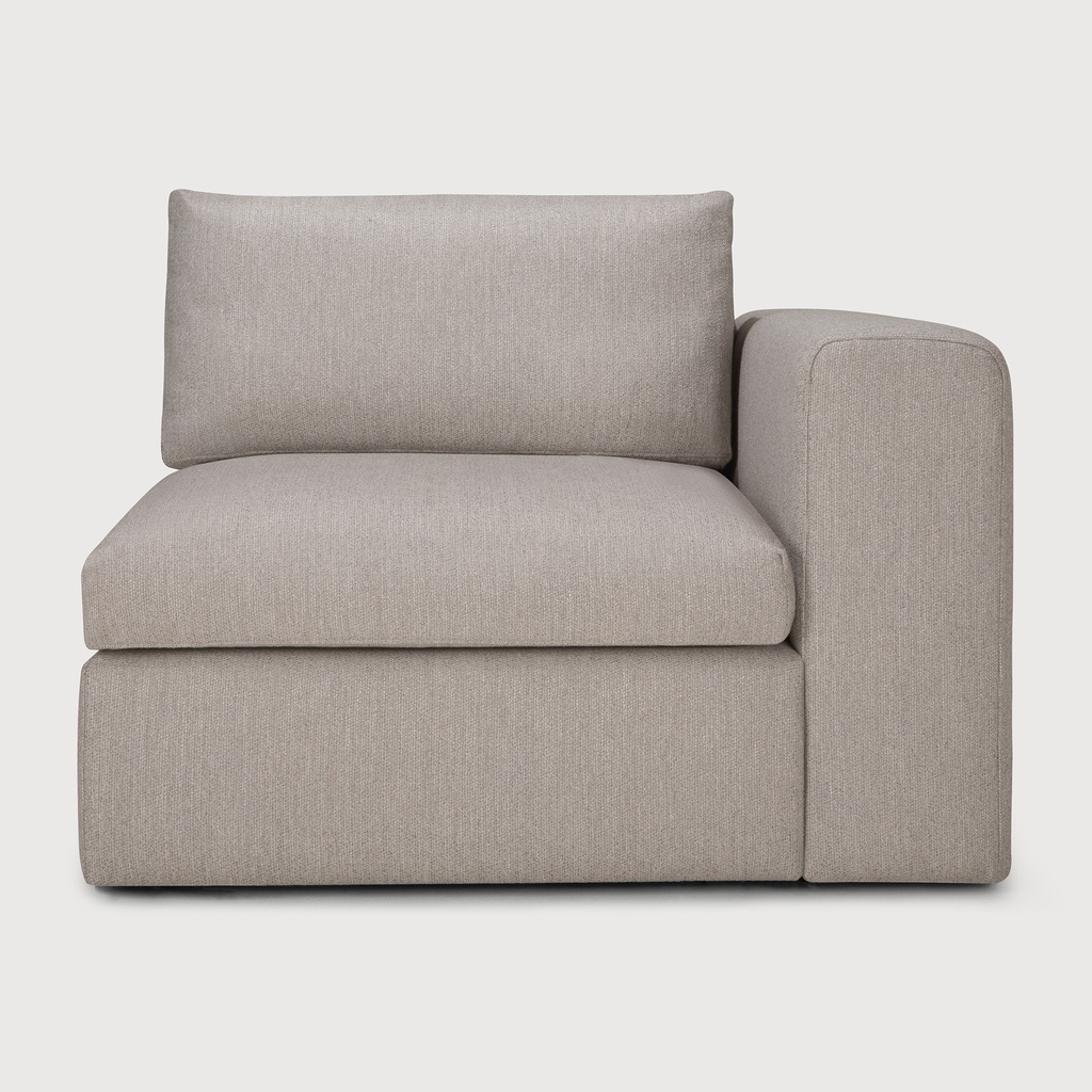 Mellow sofa - end seater right - Clay