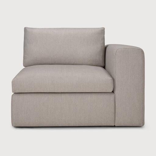 [20275] Canapé modulaire Mellow - Accoudoir bras gauche - Clay
