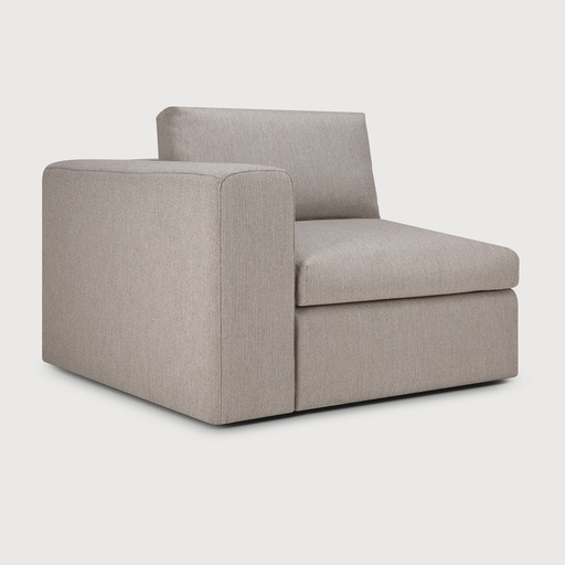 [20276] Canapé modulaire Mellow - Accoudoir bras droit - Clay