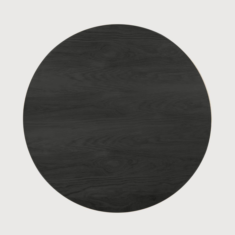 Laja round table top - black