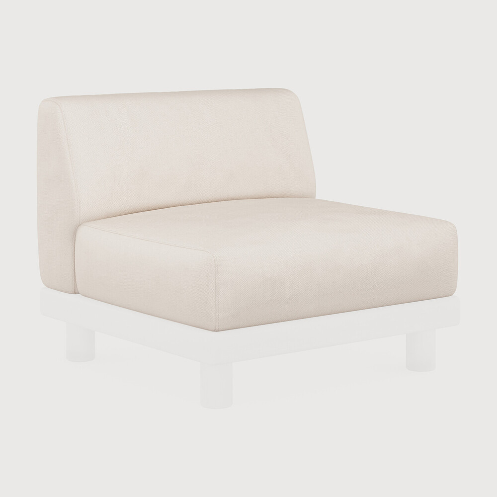 Monocle outdoor sofa cushion set - 1 seater