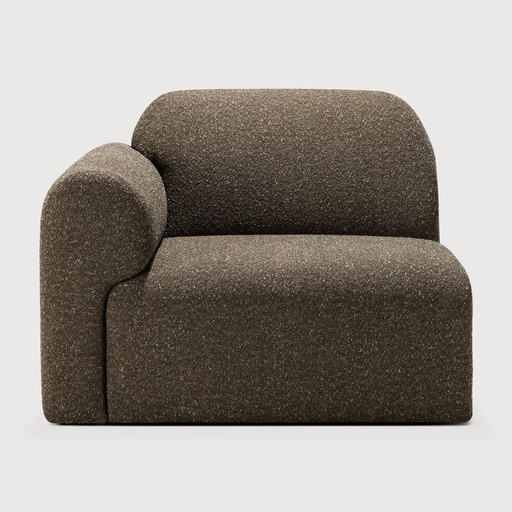 [21439] Bulky sofa - end seater with R arm