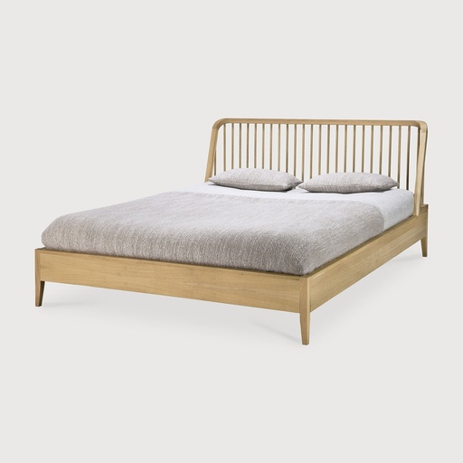 [51246] Spindle bed (Oak, 190x210x97cm)