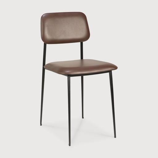 [60089] DC dining chair (Chocolate Leather)