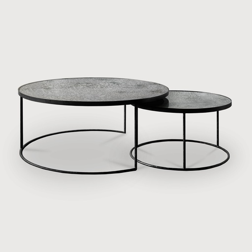 [20722*] Nesting coffee table set (Clear)