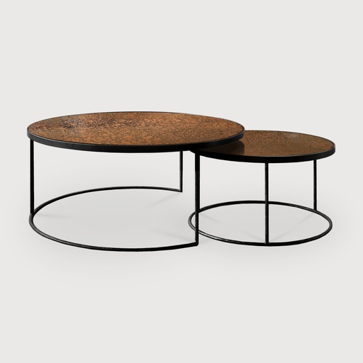 [20700] Nesting coffee table set (Bronze Copper)