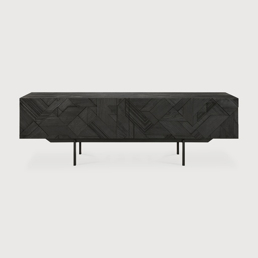 [10065*] Graphic TV cupboard - 1 flip-down door - 1 drawer