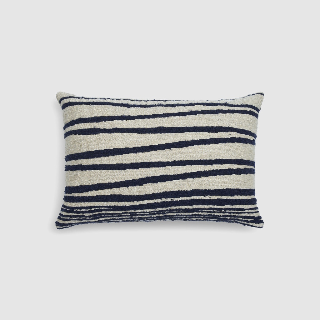 White Stripes cushion - lumbar