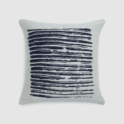 [21058*] Lines cushion - square  (White)
