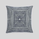 Brown Linear Square kussen - vierkant