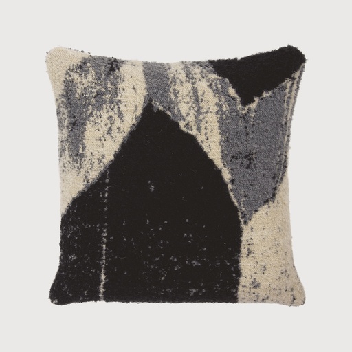 [21037*] Coussin Chevron - carré (Nero)