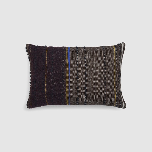 [21070] Tulum cushion - lumbar (Dark)