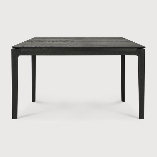 [51511R] Oak Bok black dining table (140x80x76cm)