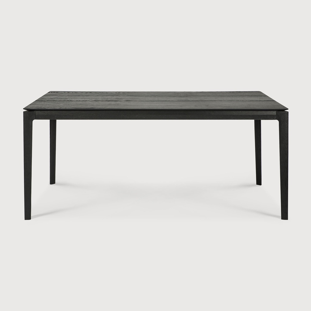Oak Bok black dining table
