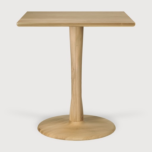 [50021] Oak Torsion square dining table  (Oak)
