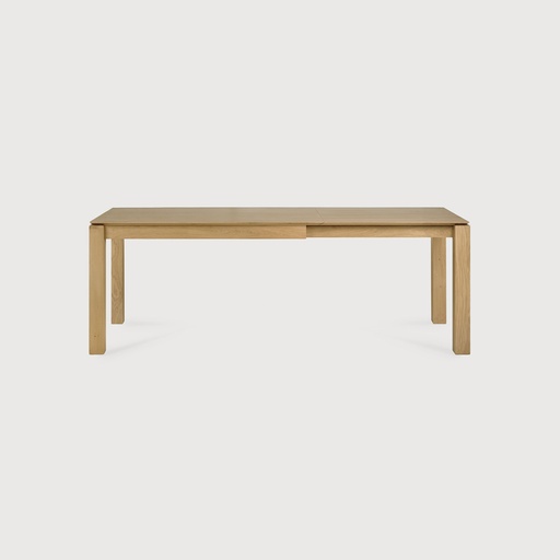 [51942] Oak Slice extendable dining table (140/220x90x76cm)