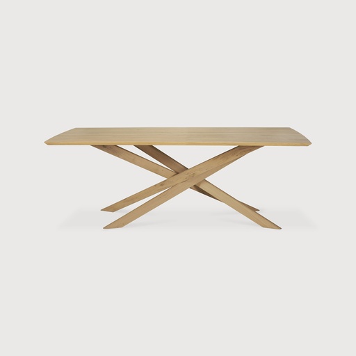 [50178R] Oak Mikado dining table (240x110x76cm)