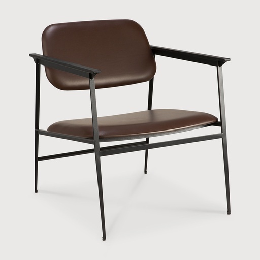 [60087] DC lounge chair (Chocolate Leather)
