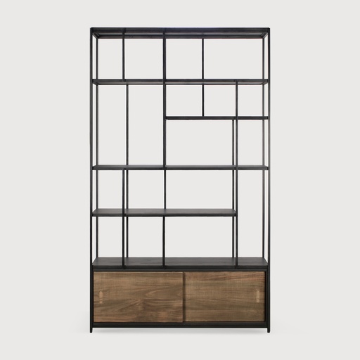 [10082*] Etagère Studio (2 portes glissantes )