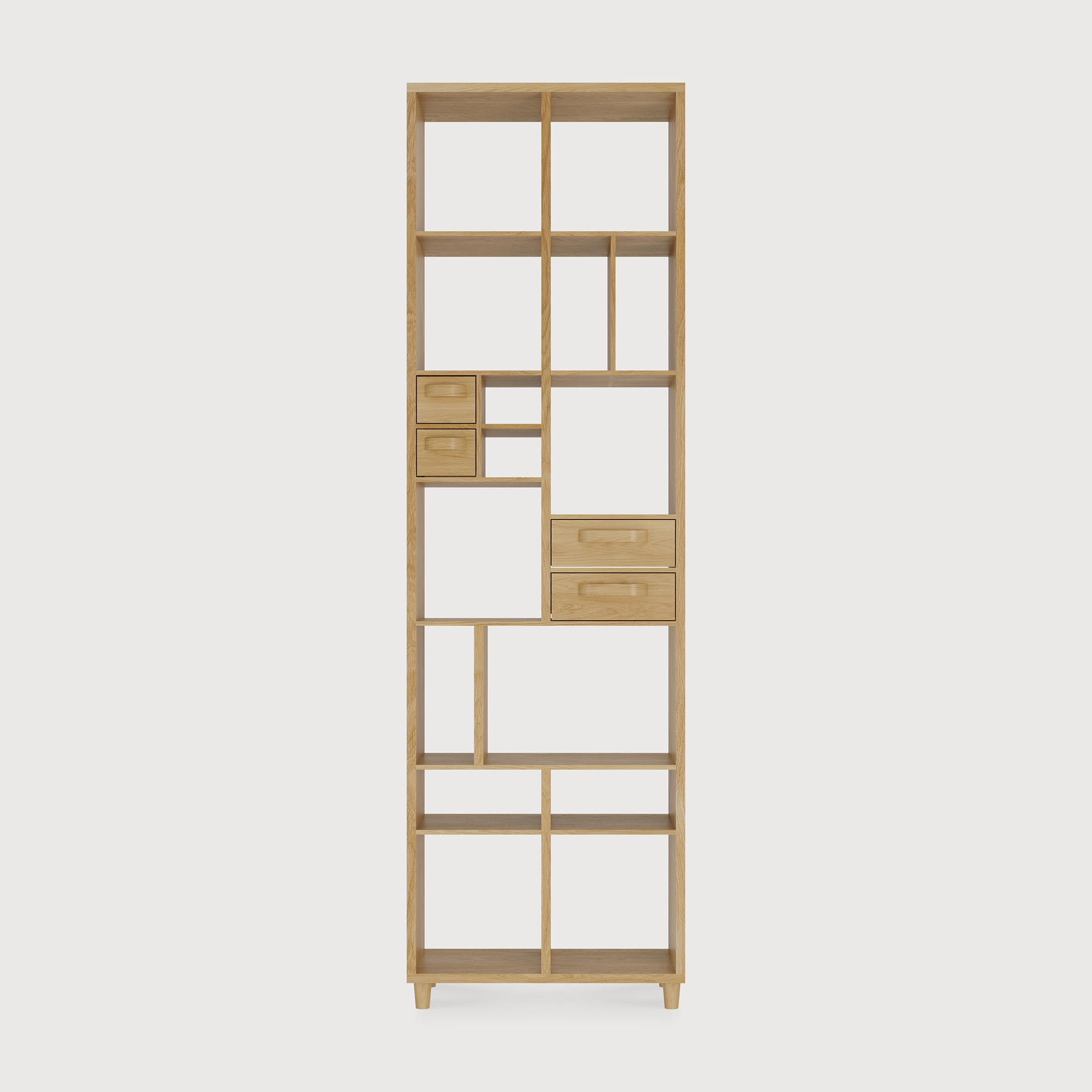 [45016] Pirouette book rack - 4 drawers 