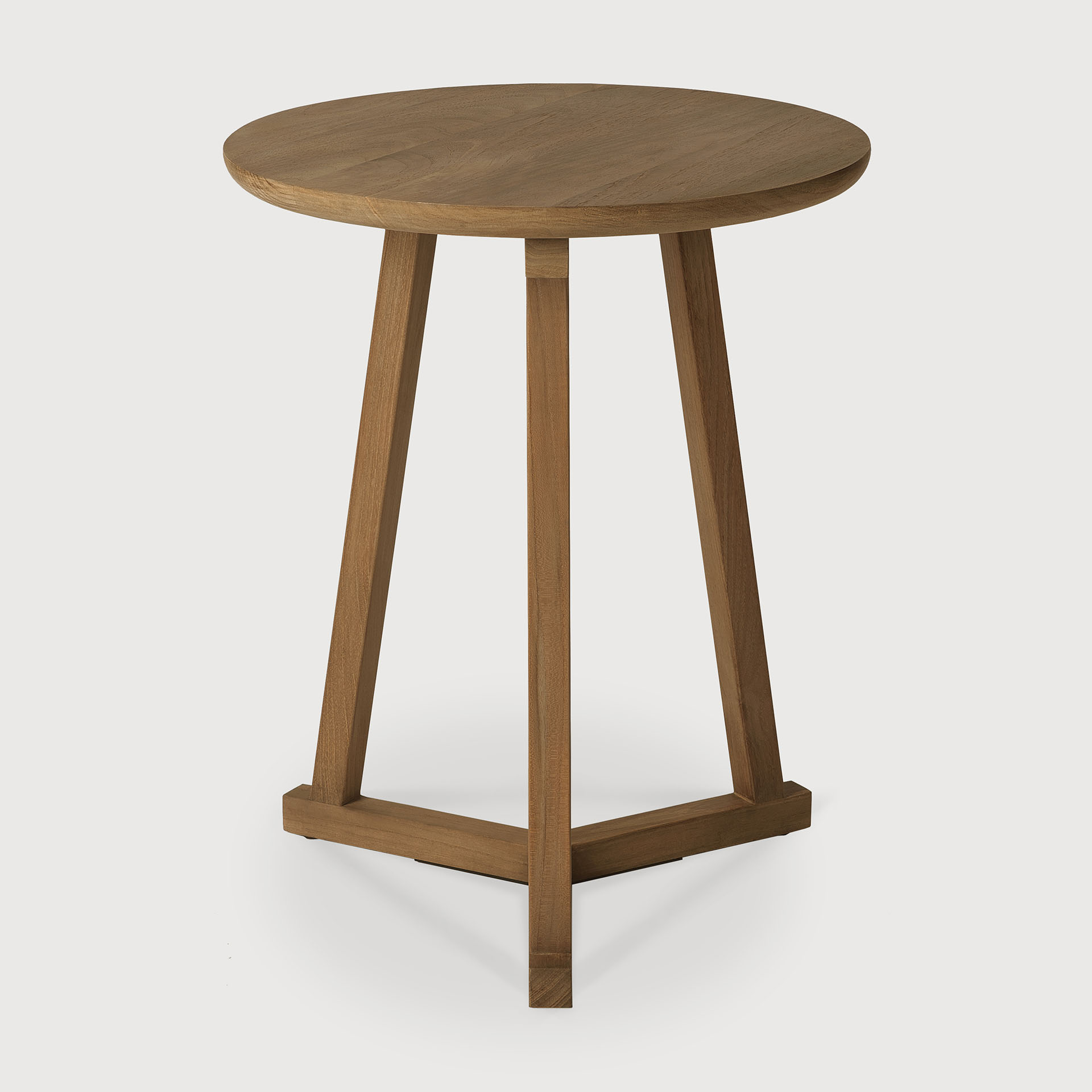 [14212*] Teak Tripod side table 