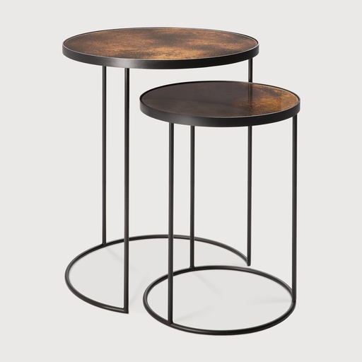 [20702] Nesting side table set (Bronze Copper)