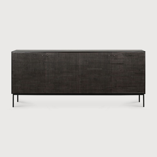 [12253] Grooves sideboard - 4 doors