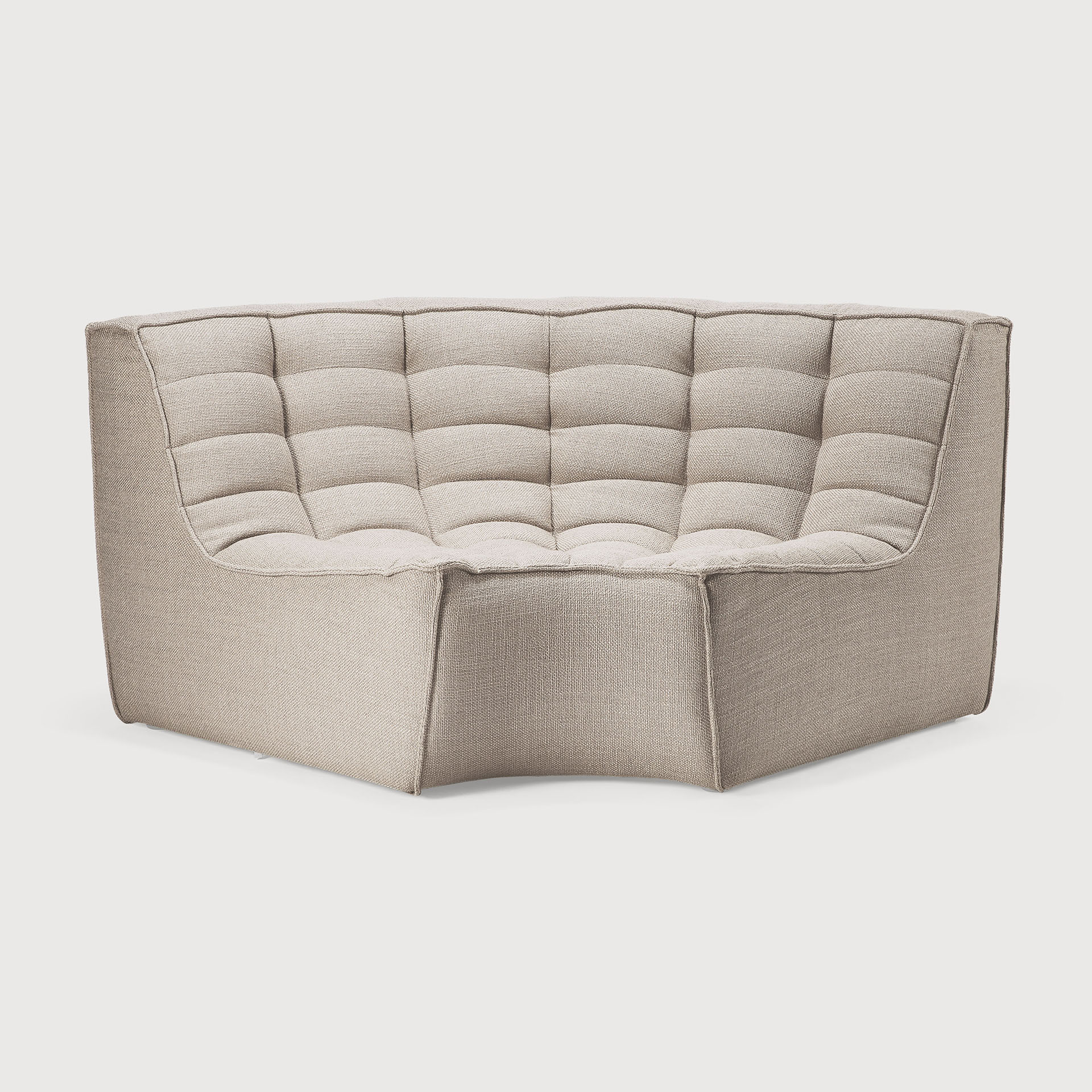 [20212*] N701 sofa - round corner (Beige - until stocks last)