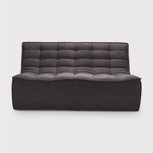 [20233] N701 sofa - 2 seater  (Dark grey)