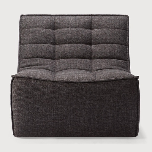 [20232*] N701 sofa - 1 seater  (Dark grey)