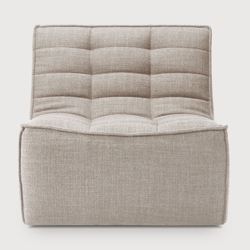 [20229] N701 sofa - 1 seater  (Beige)