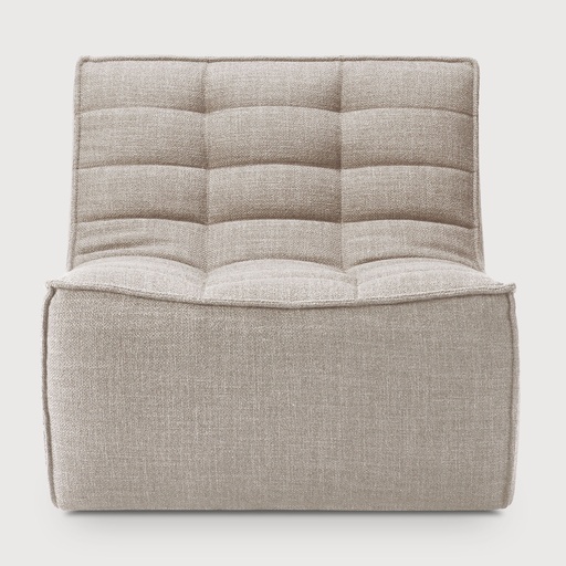 [20229S*] N701 sofa - 1 seater  (Beige - short term rental only)