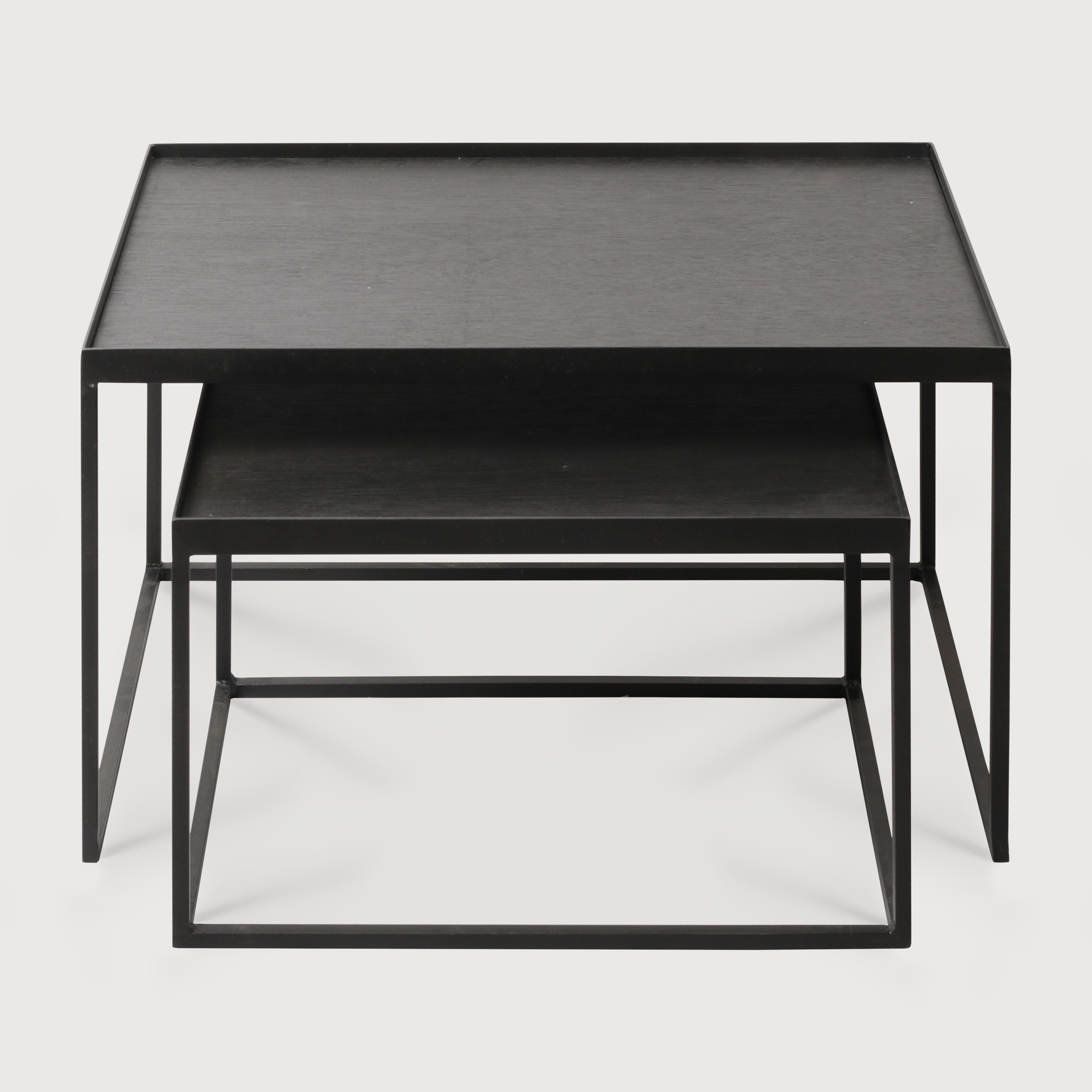 [20725R] Rectangle tray coffee table set