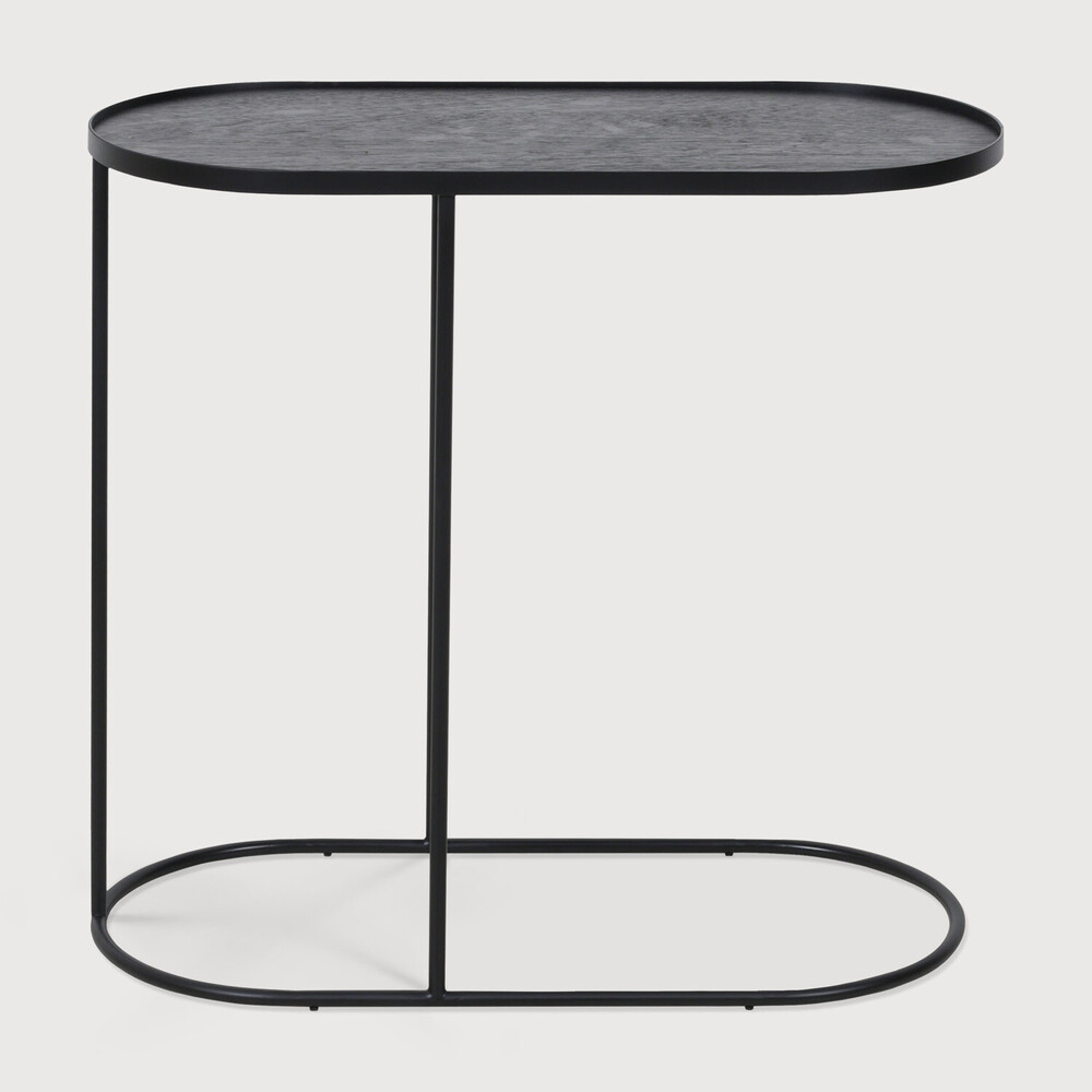 [20790R] Oblong tray side table