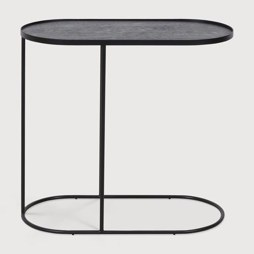 [20790] Oblong tray side table