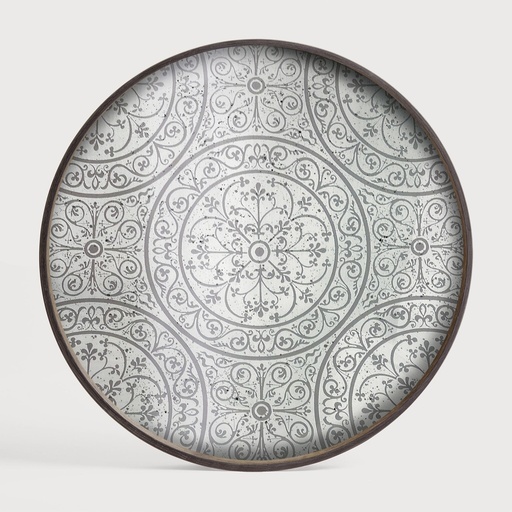 [20310*] Moroccan Frost mirror tray
