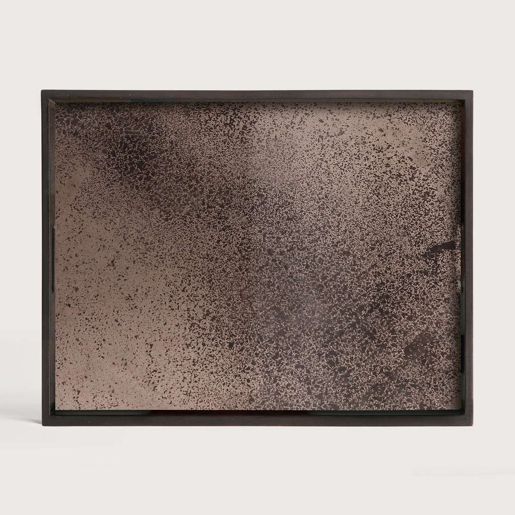 Bronze mirror tray - rectangular