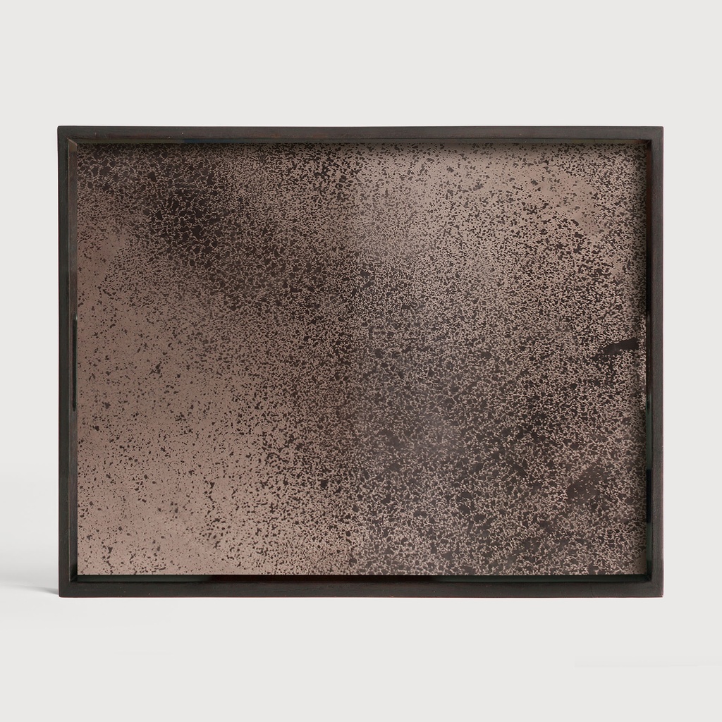 Bronze mirror tray - rectangular